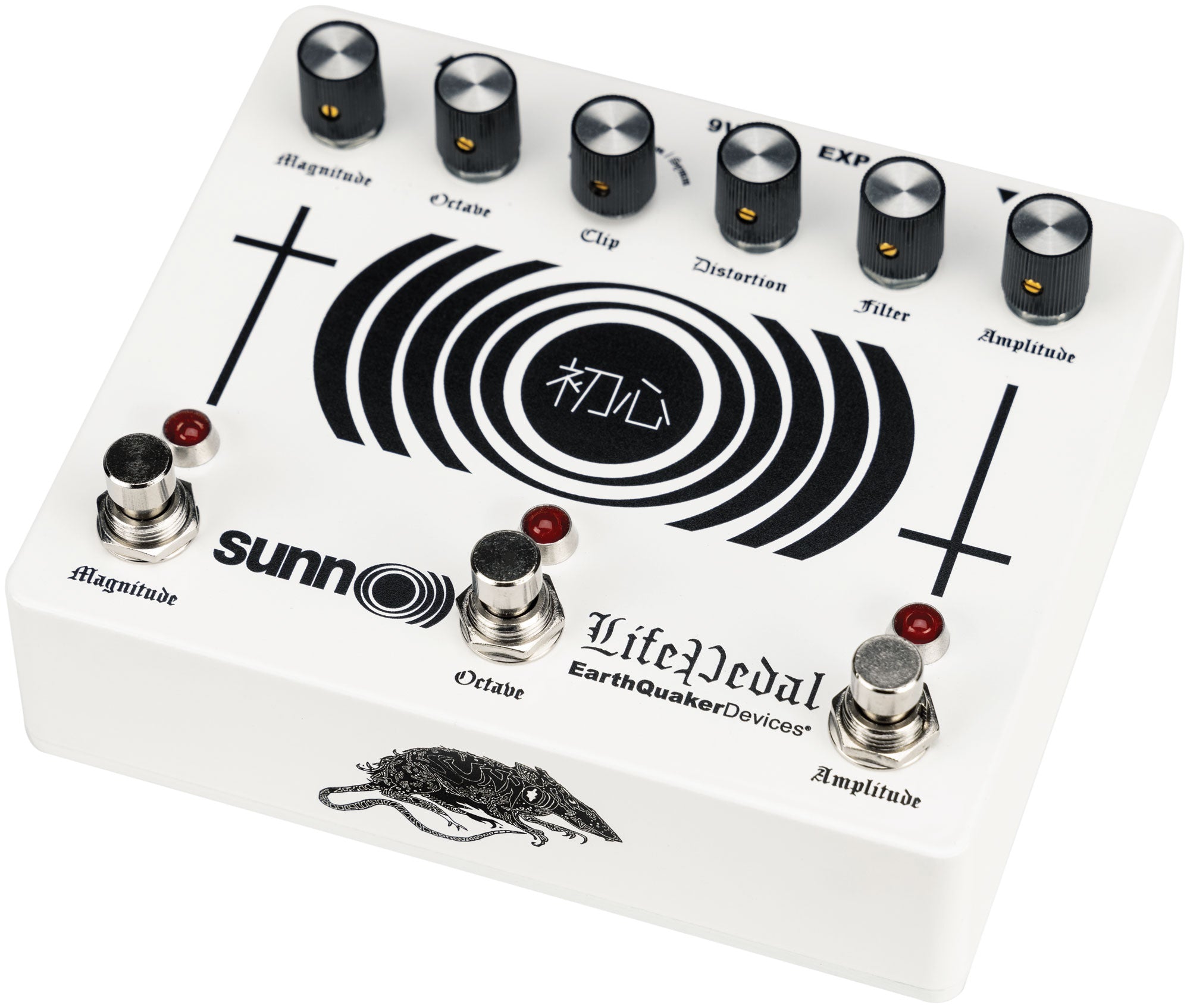 EarthQuaker Devices Sunn O))) Life Pedal V3 Limited Edition White