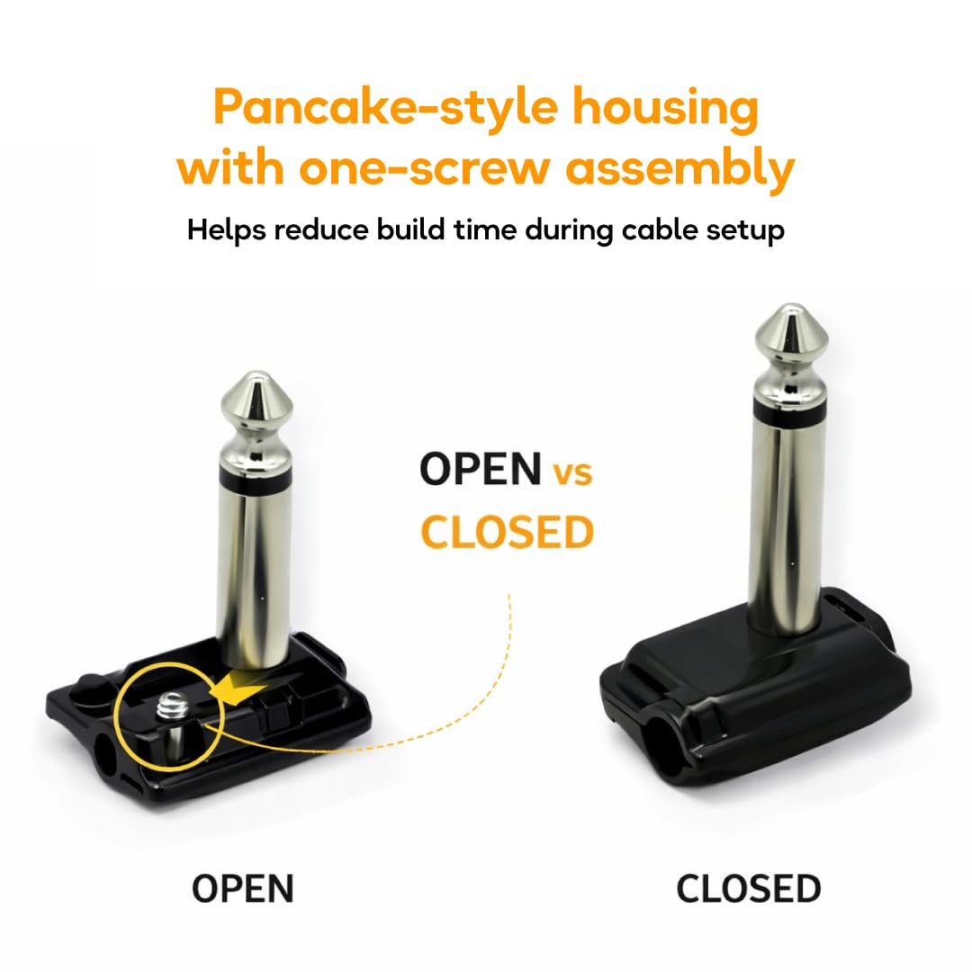 Evidence Audio ESP plug marketing graphic comparing open versus closed pancake-style housing (5mm, 10-pack)