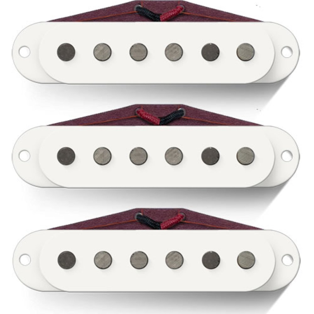 Bootcamp Strat True Grit Pickup Set White