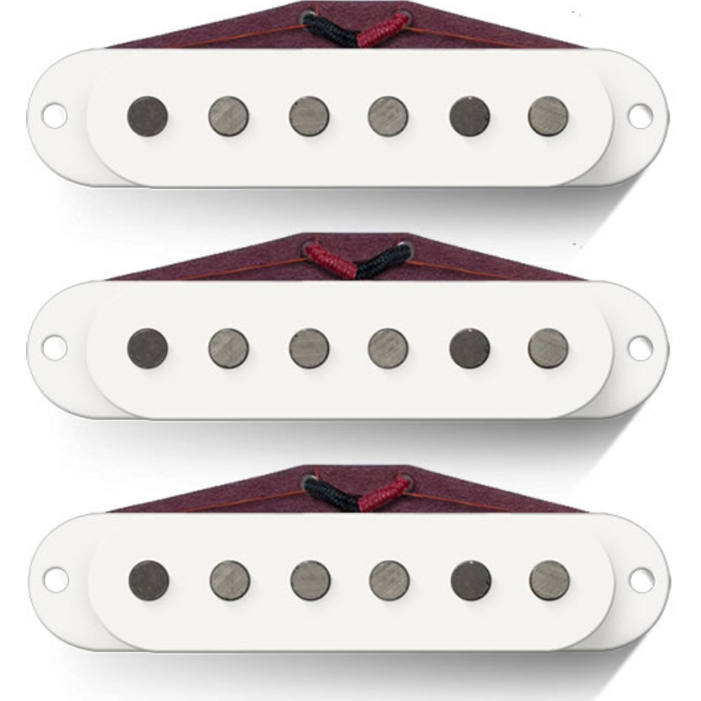 Bare Knuckle Bootcamp Strat True Grit Pickup Set White