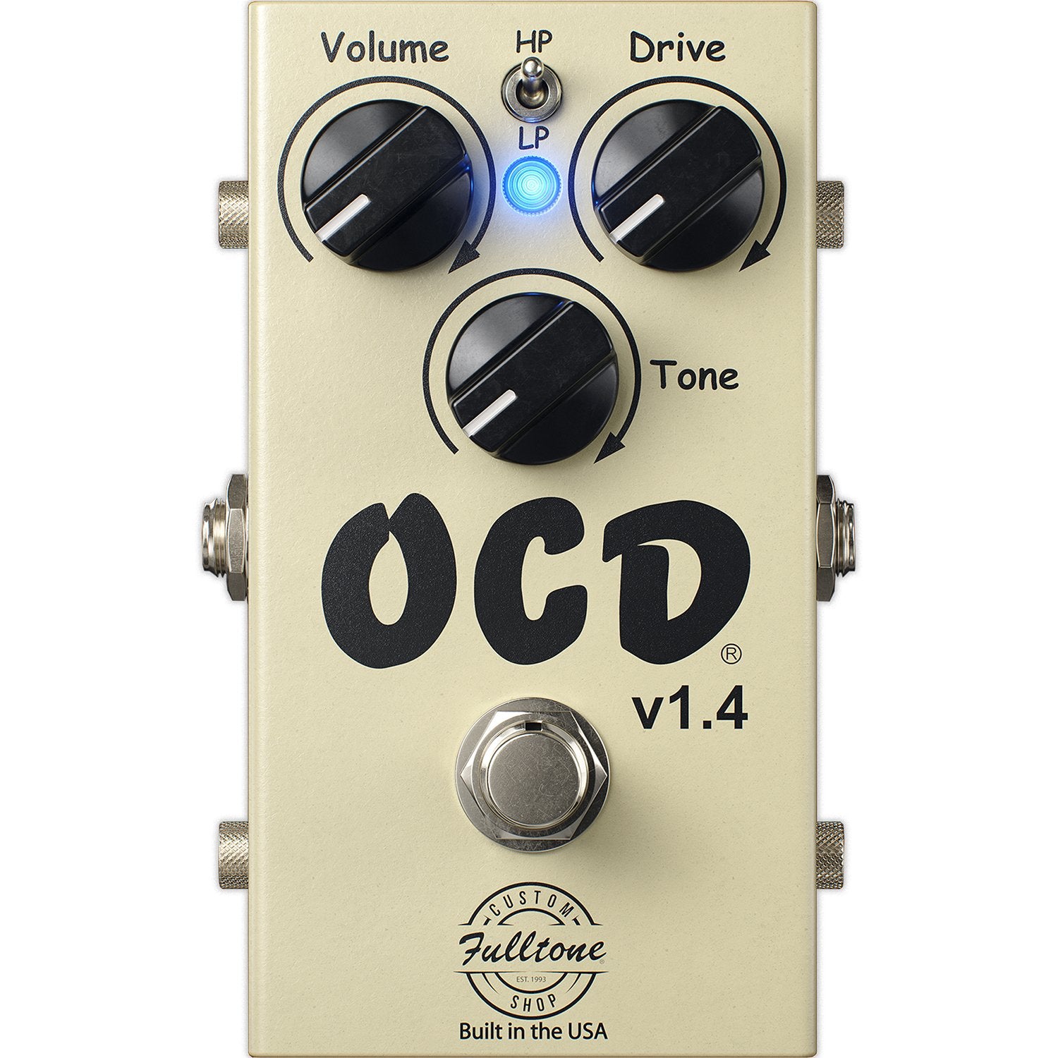 Fulltone Custom Shop OCD v1.4 Obsessive Compulsive Drive - Transparent OD/Distortion