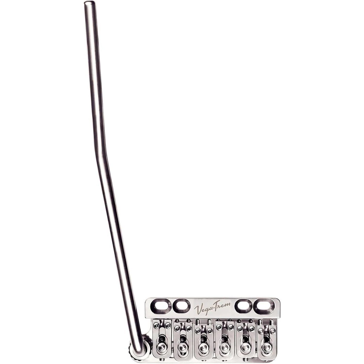 Vega Trem VT1 Special Standard Tremolo Bridge for Left-Handed Strat-Style Guitars – Drop-In 6-Screw No-Mod Replacement, 2-Way Vibrato, Stable Tuning, Brass Block, Glossy Finish