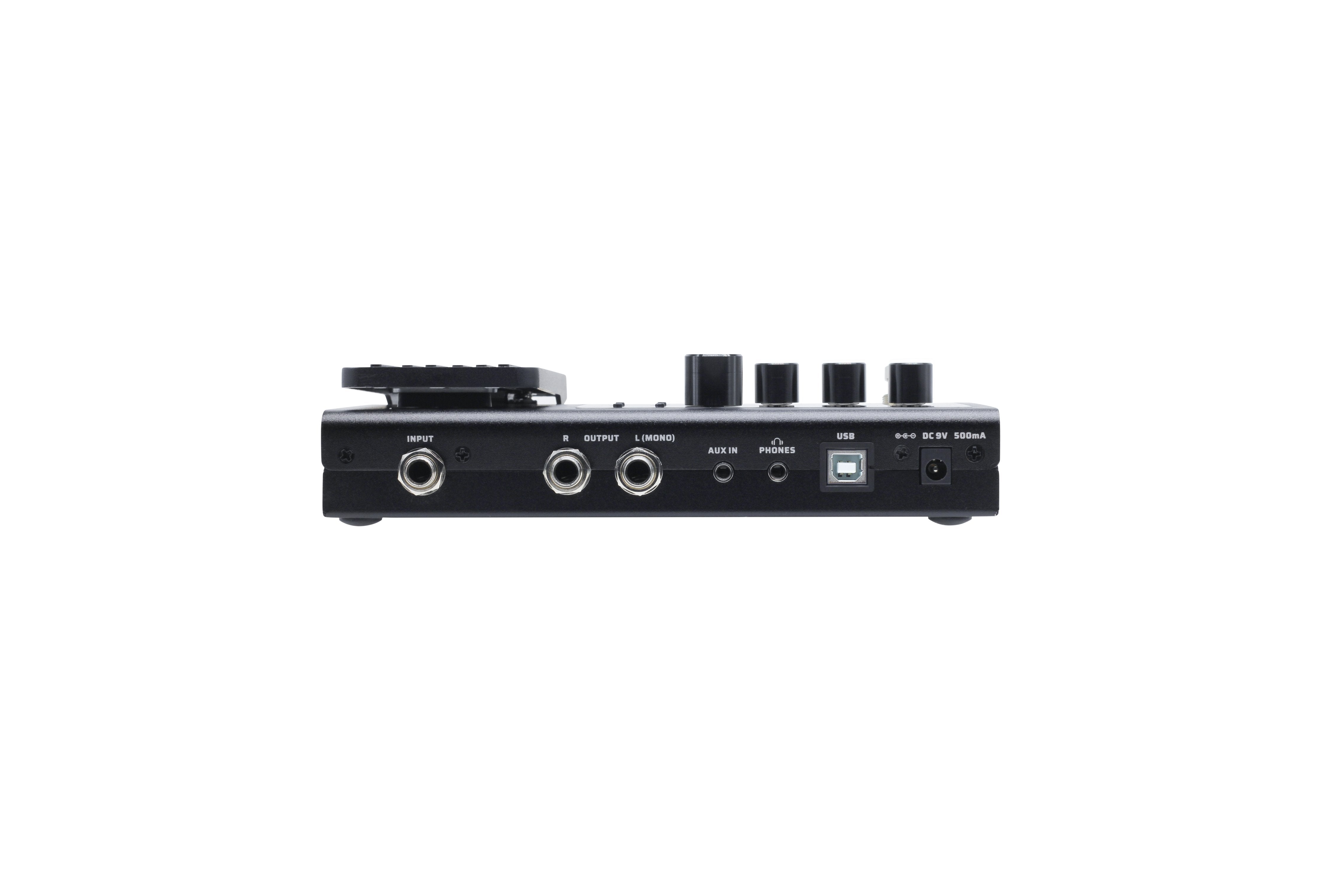 Valeton GP-100 multi-effects processor, full side view on white background