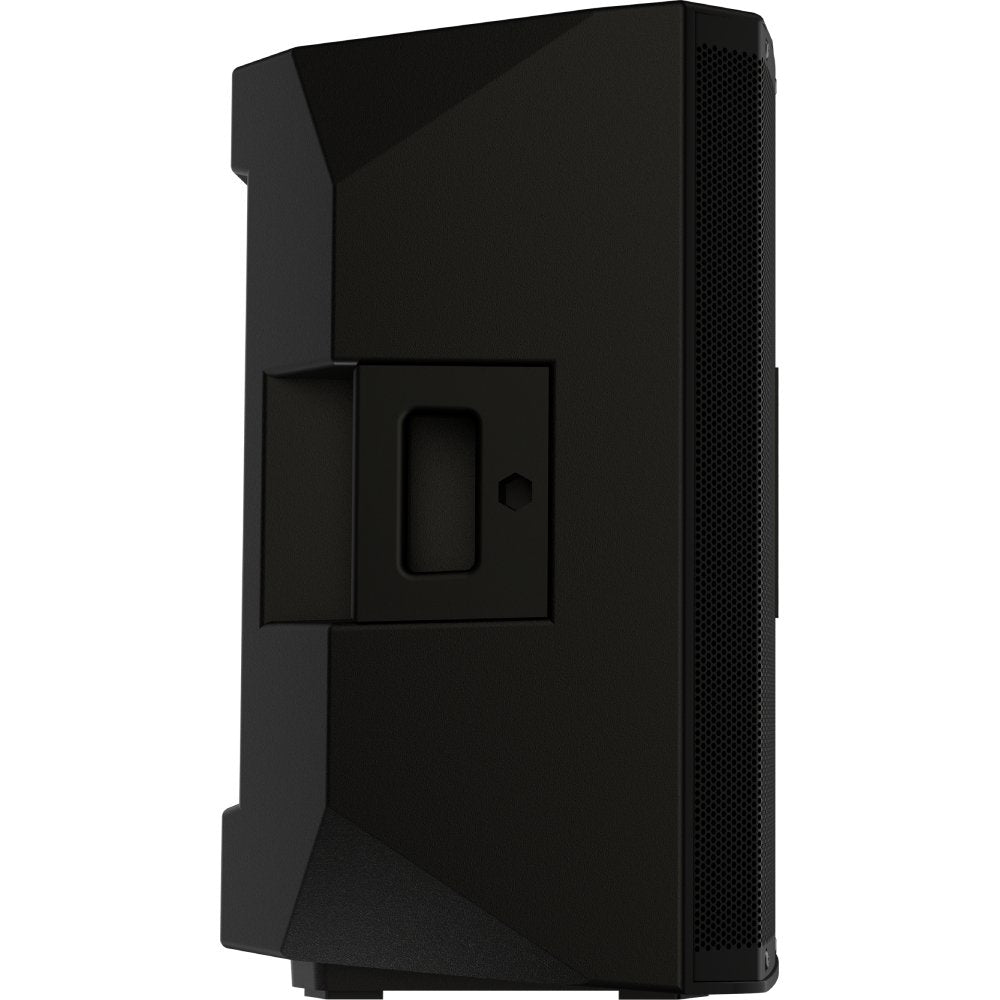 Side view of Valeton VFR-110 showing angled wedge cabinet shape