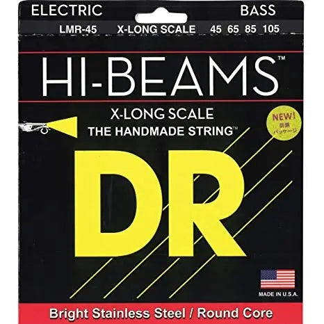 LMR-45 4-String Set HI-BEAM Stainless Steel Bass Strings Medium 45-105 X-long Scale