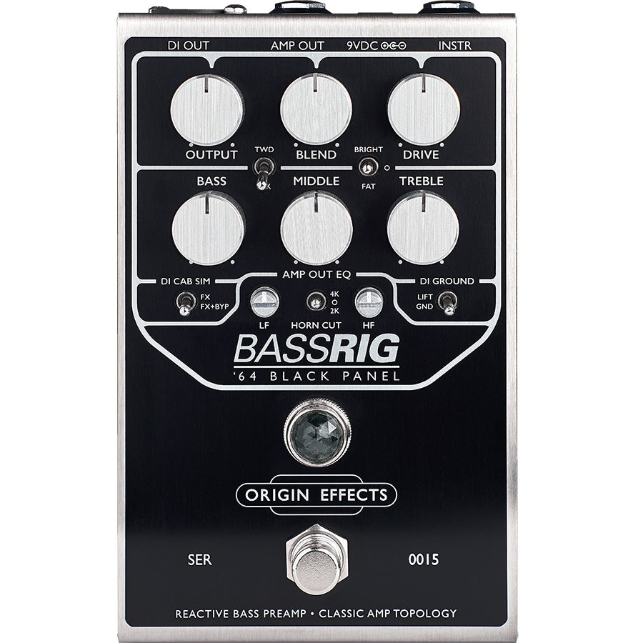 Origin Effects BASSRIG '64 Black Panel