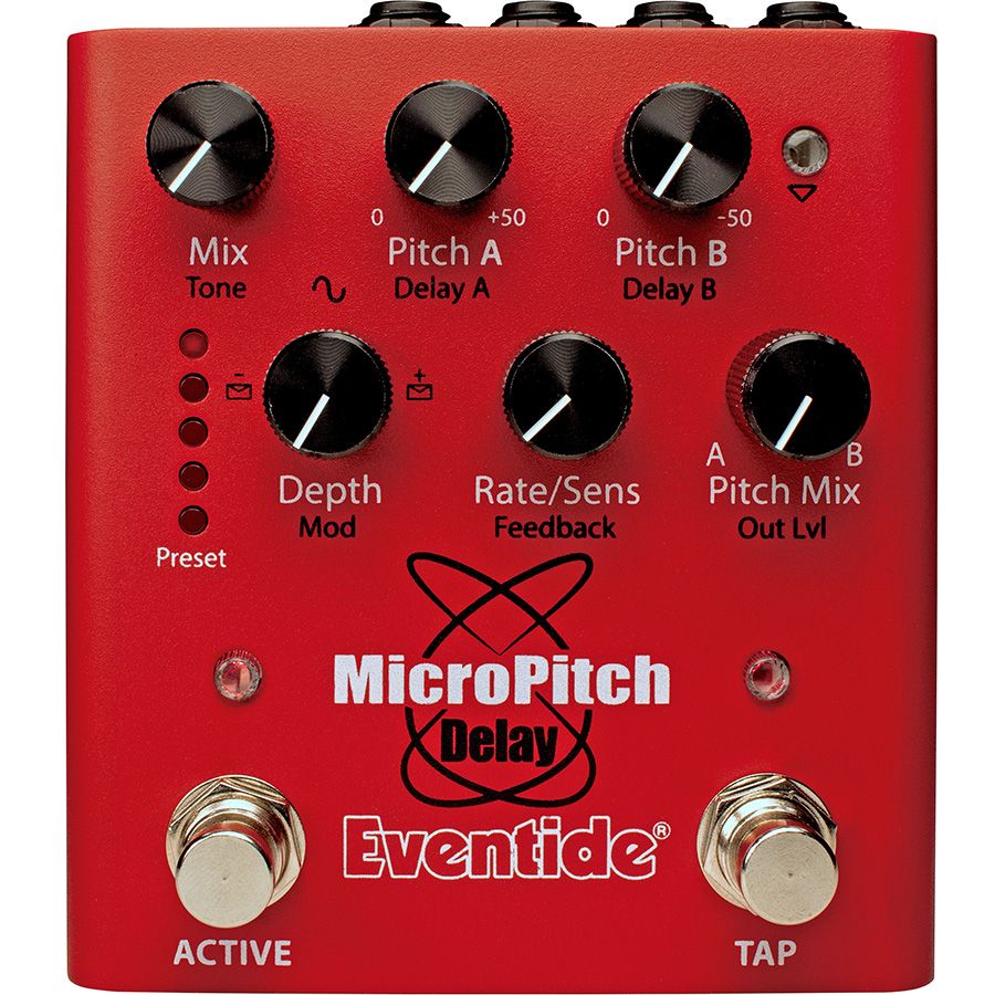 Eventide MicroPitch Delay pedal, front view