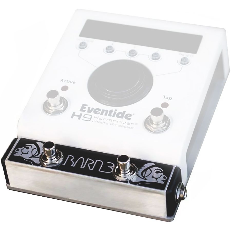 Eventide OX9 H9 auxiliary switch, installed on an Eventide H9 illustration