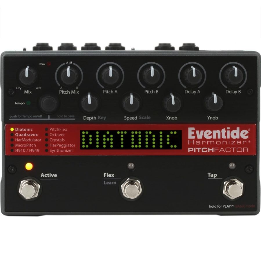 Eventide PitchFactor harmonizer pedal, front view