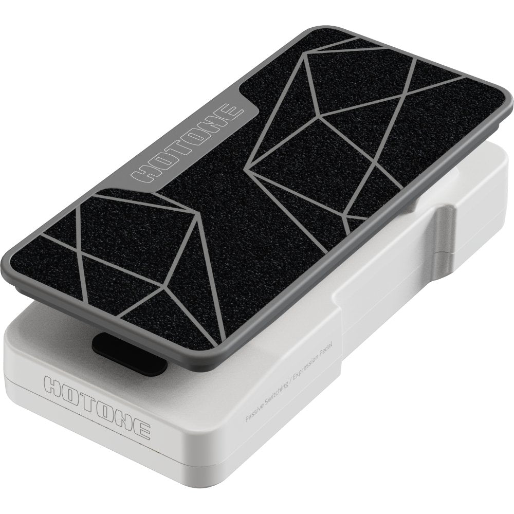 Hotone Ampero II Press SP-35 expression pedal, angled view showing rocker top and base