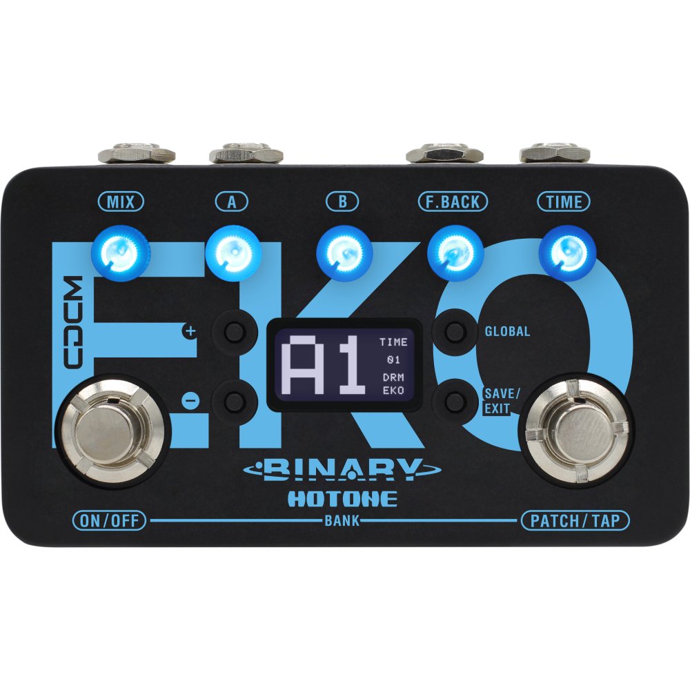 Hotone Binary Eko BDL-1 Dual Switch Delay Effect Pedal