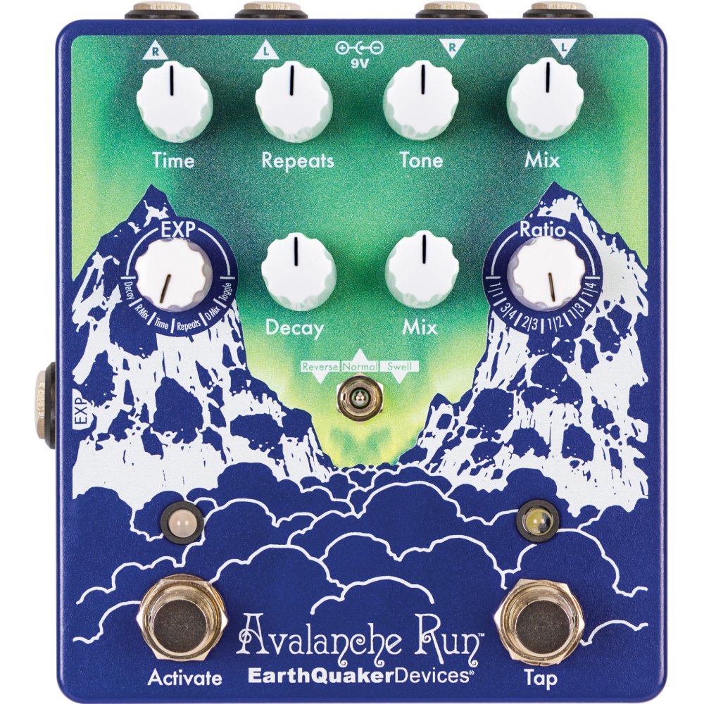 EarthQuaker Devices Aurora Borealis Avalanche Run V2 Stereo Reverb & Delay