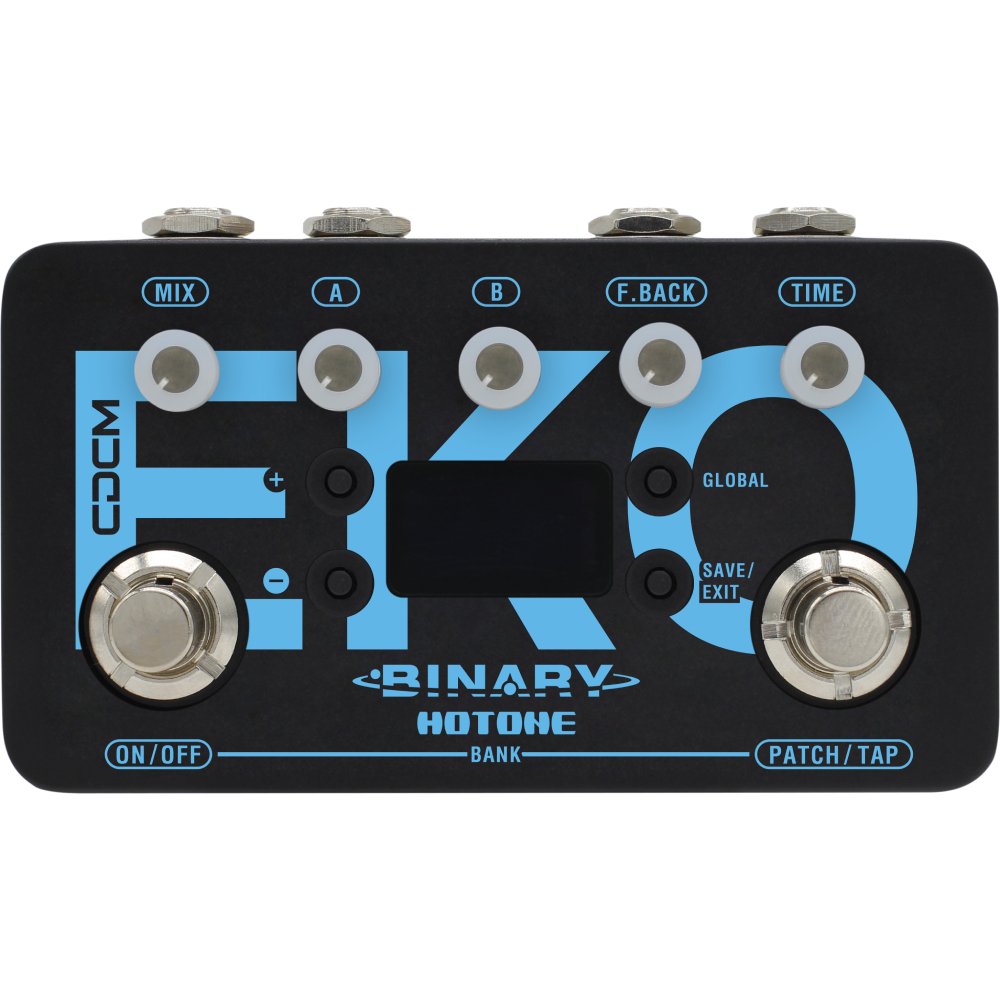 Hotone Binary Eko BDL-1 Dual Switch Delay Effect Pedal