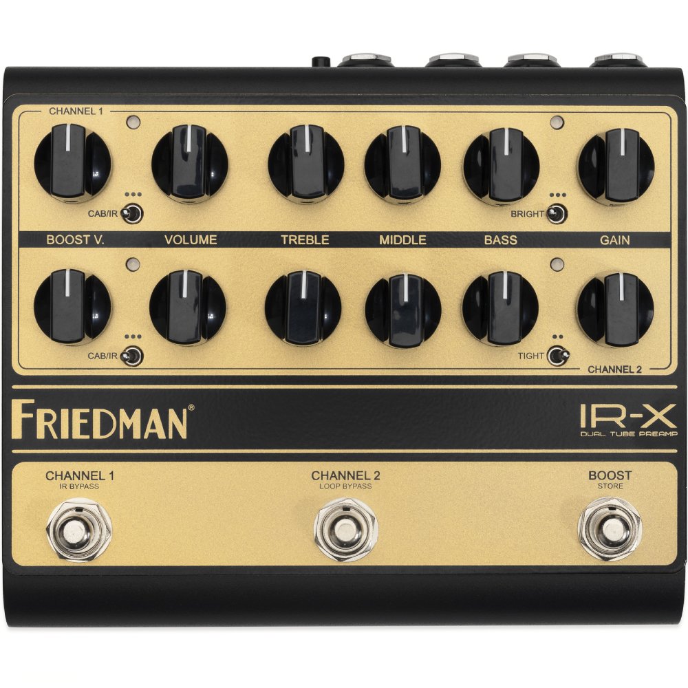 Friedman IR-X Dual Tube Preamp + Peterson StroboClip HDC Clip-On Tuner Bundle