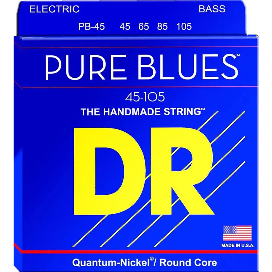 PB-45 4-String Set PURE BLUES Quantum Nickel Bass Strings Medium 45-105