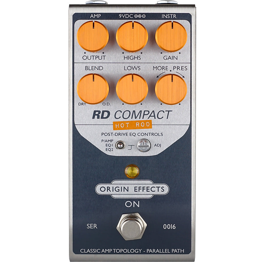 Origin Effects RD Compact Hot Rod Hot-Rodded Amp Overdrive