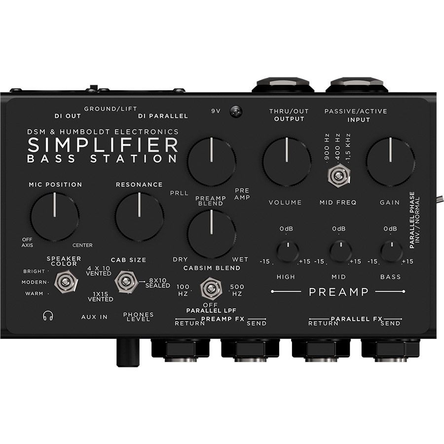 Simplifier Bass Station Zero Watt Analog Bass Preamp