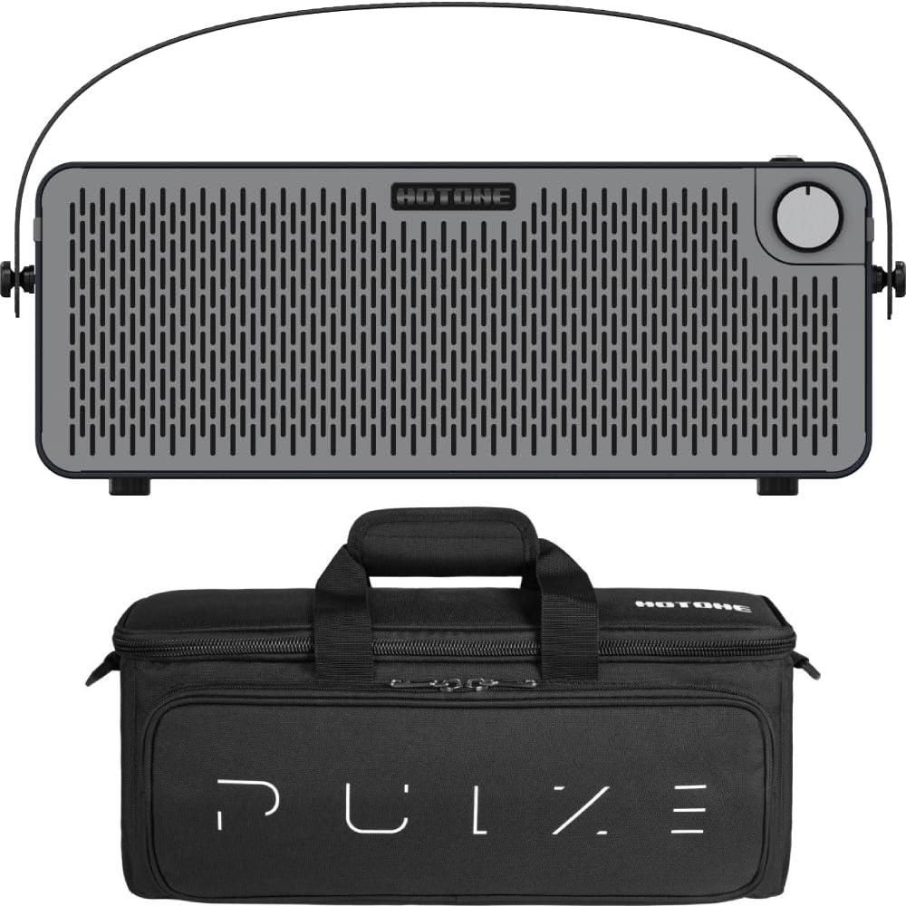 Pulze + Gig Bag Bundle AP30-BK Multifunctional Modern Bluetooth Modeling Amplifier Black