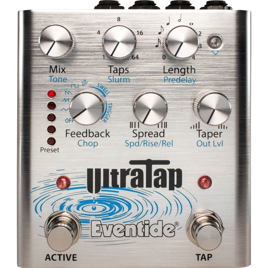 Eventide UltraTap delay pedal, front view