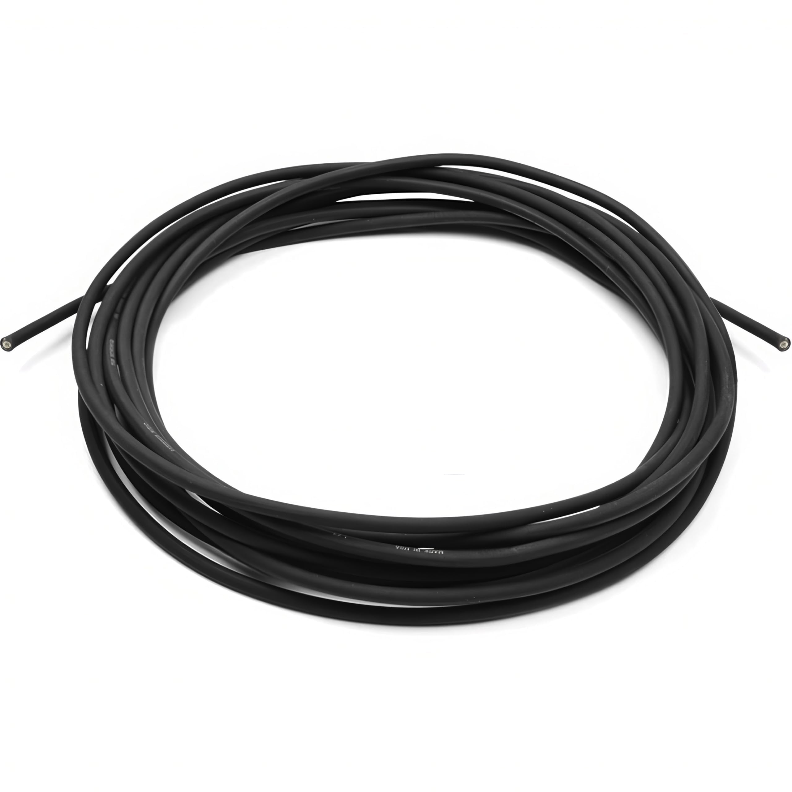 Evidence Audio Monorail bulk instrument cable, black, coiled, bare ends (10 ft, graphite black)