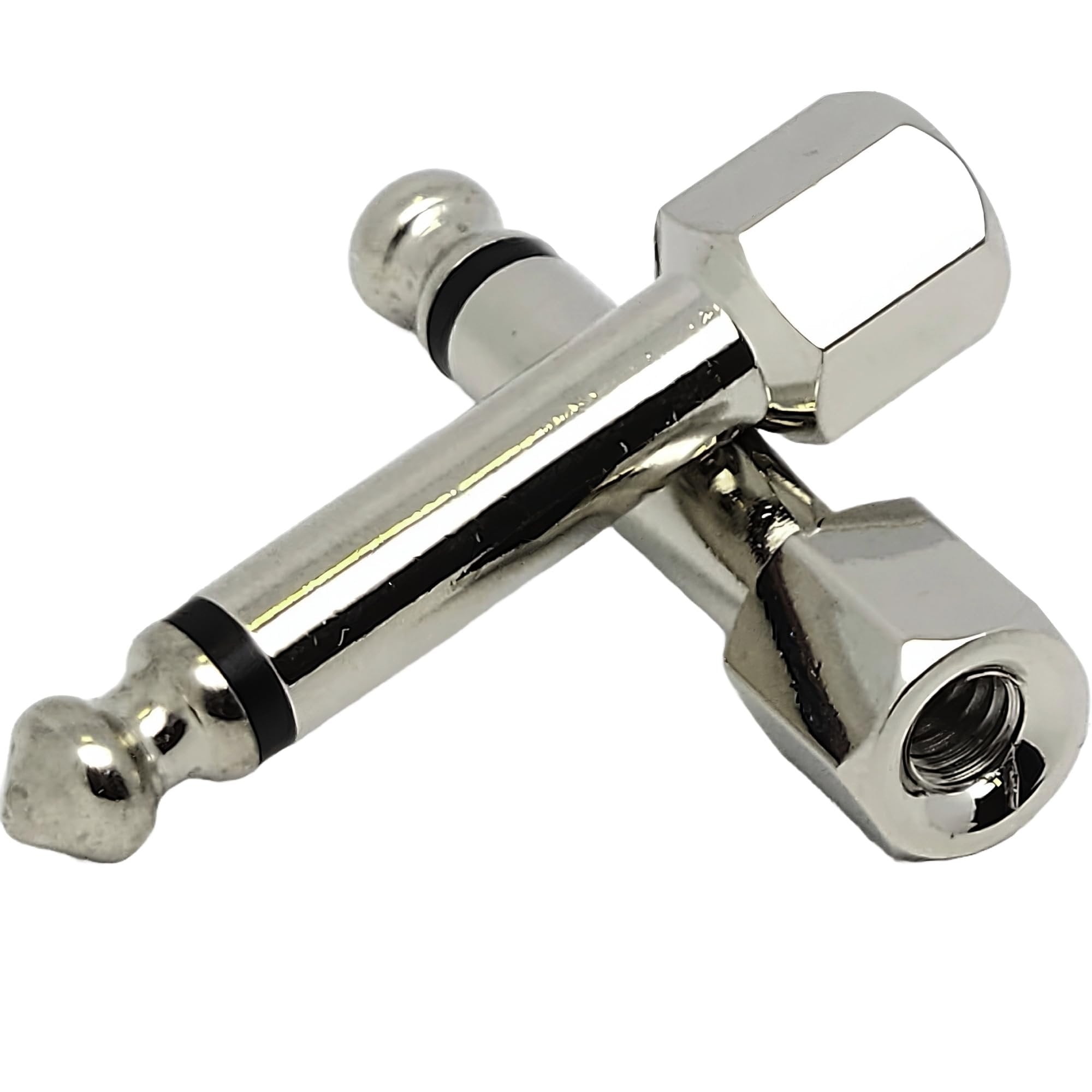 Evidence Audio SIS solderless straight 1/4-inch plugs, pair, nickel finish (10-pack)