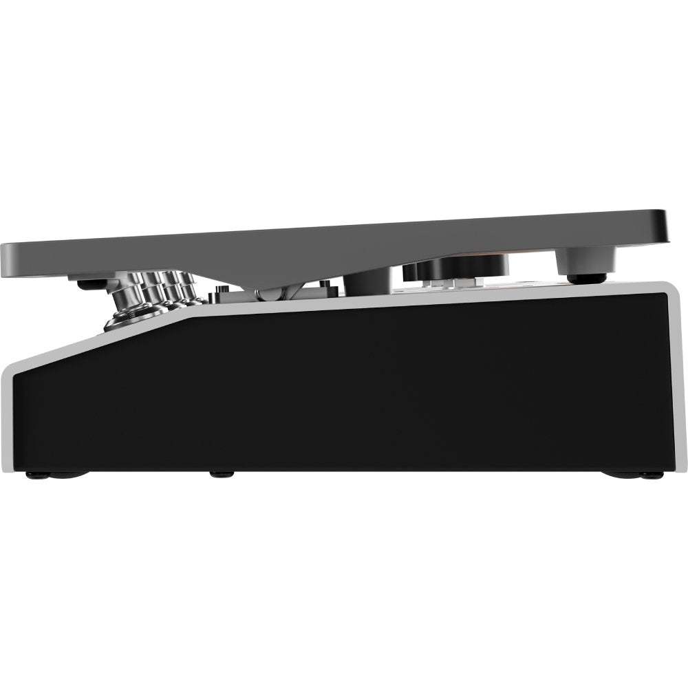 Hotone Ampero II MP-350 amp modeler, expression pedal hinge mechanism in black and white