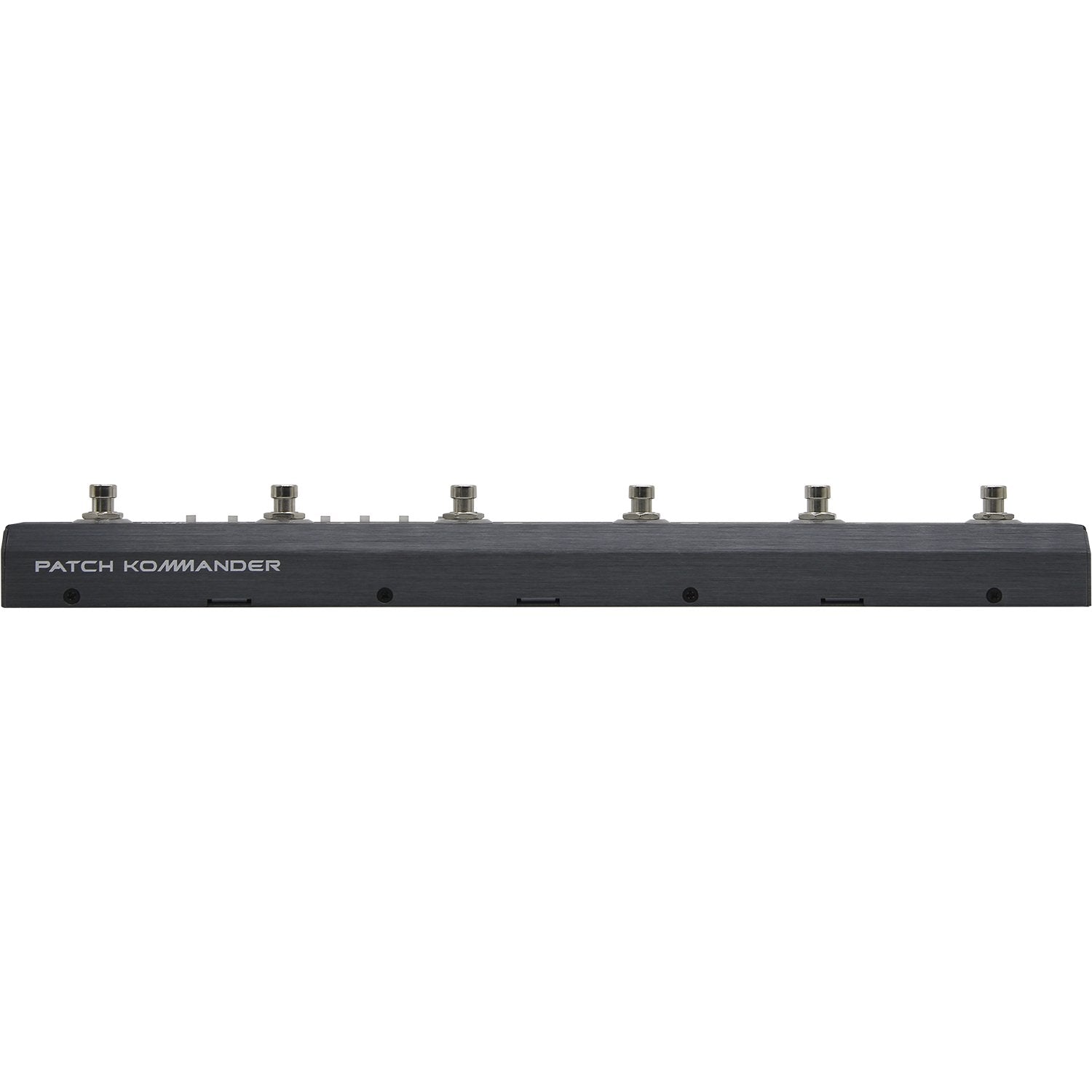 Hotone LS-10 Patch Kommander loop switcher, straight front view of footswitch row