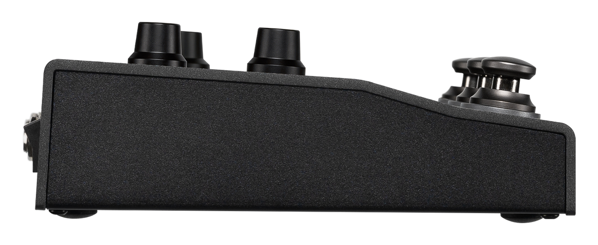 Hotone Voclas VE-300 vocal effects processor, left side view