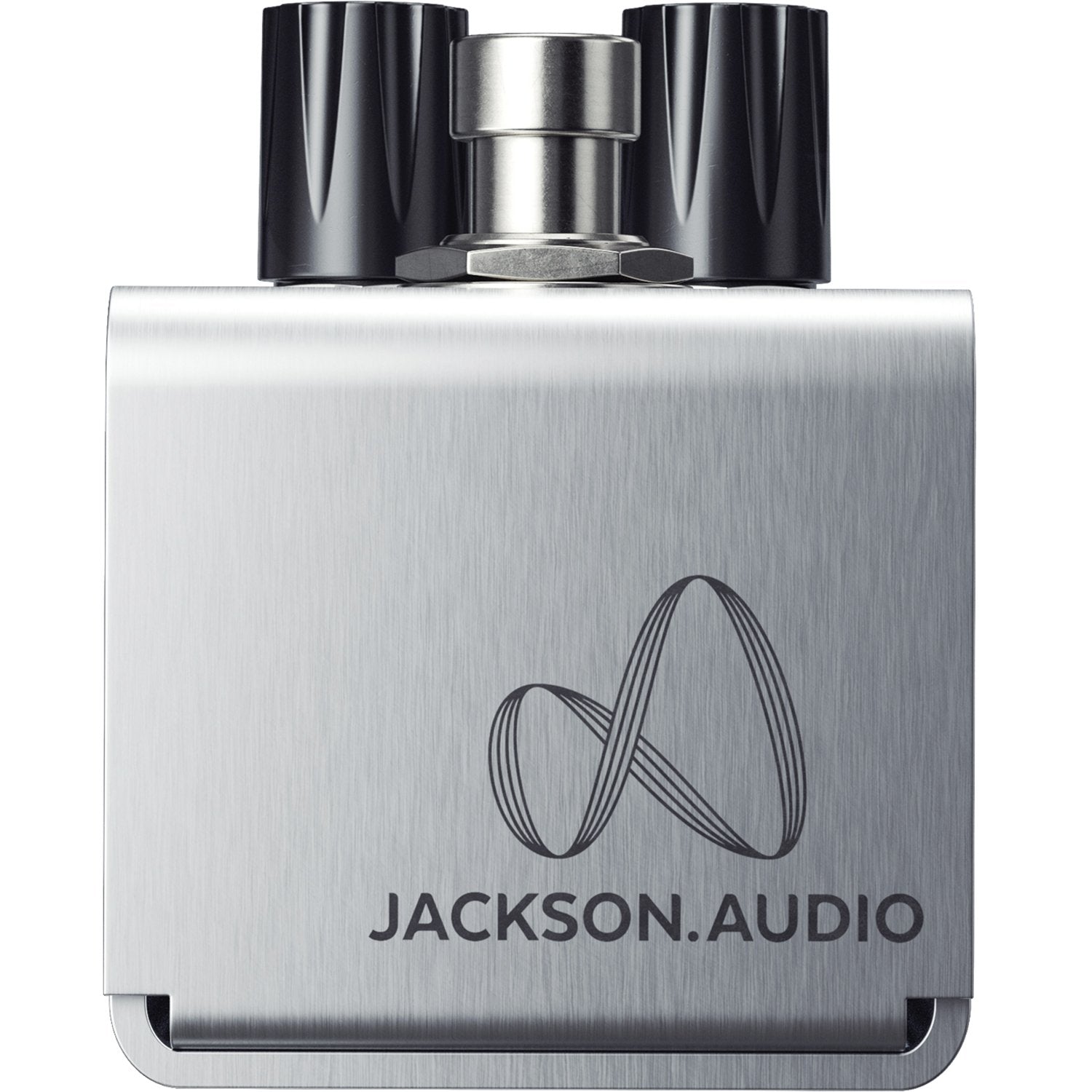 Jackson Audio Blossom Optical Compressor, Back panel of the Blossom featuring the Jackson Audio logo.