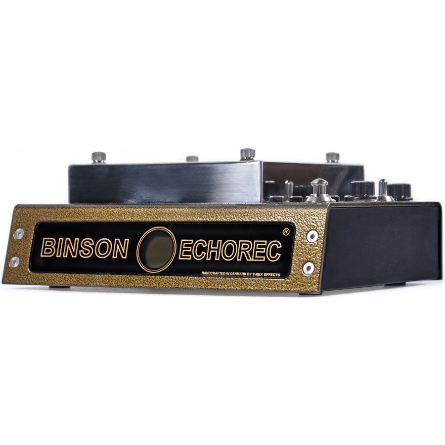 T-Rex Binson Echorec magnetic drum delay pedal — top panel controls