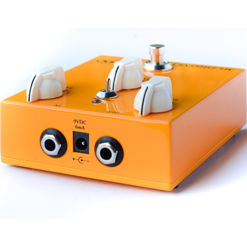 T-Rex Mudhoney Danish Collection distortion pedal — angled view