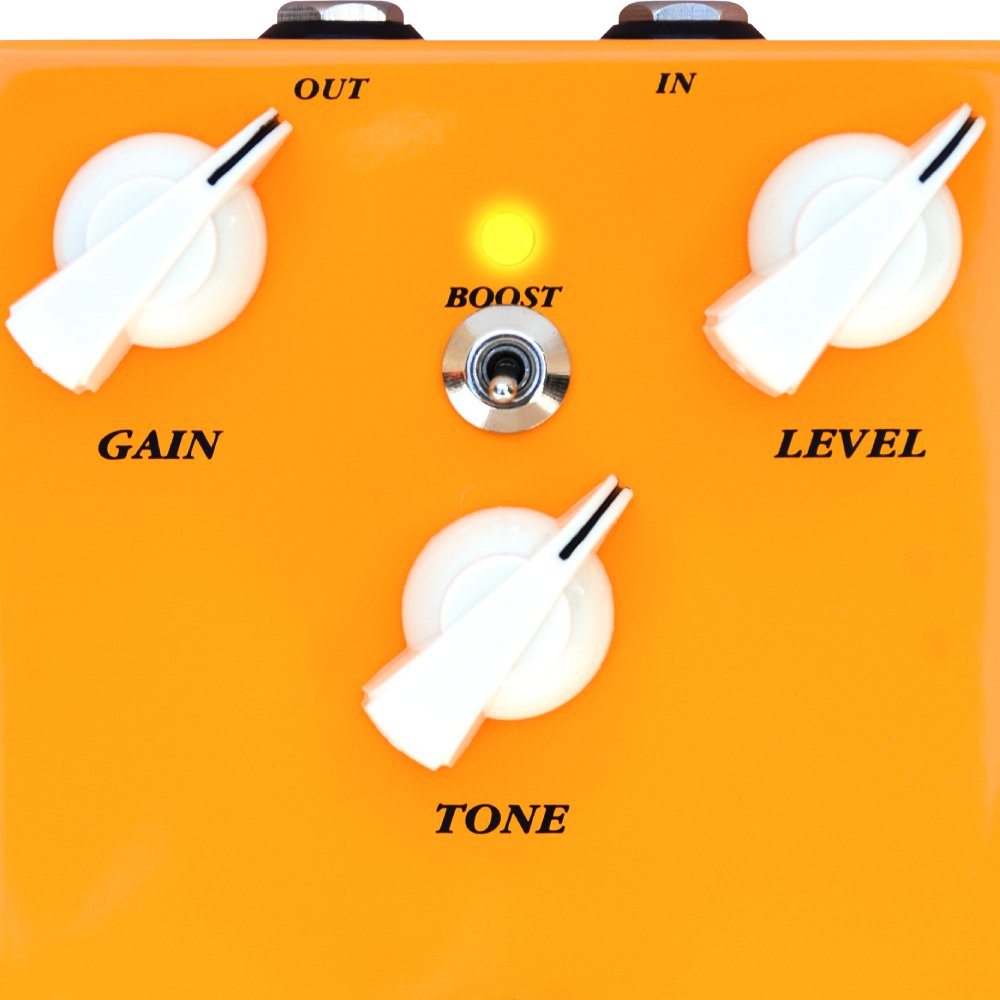 T-Rex Mudhoney Danish Collection distortion pedal — side jacks
