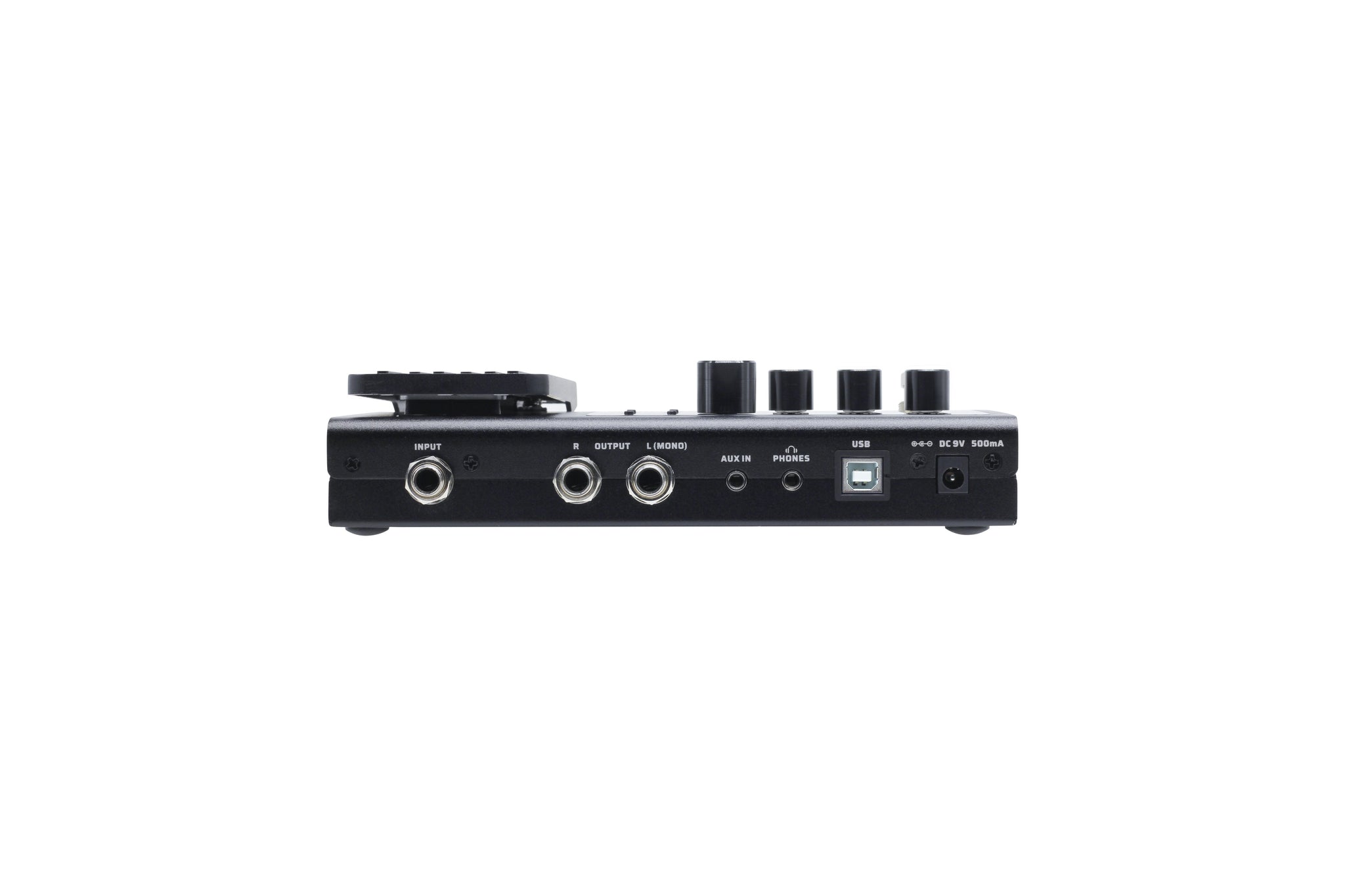 Valeton GP-100 multi-effects processor, full side view on white background