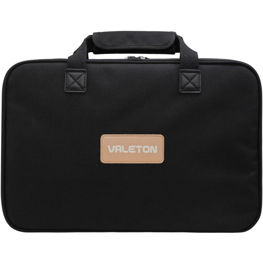 Valeton GPB-1 gig bag for GP-200, front view with logo patch and shoulder strap