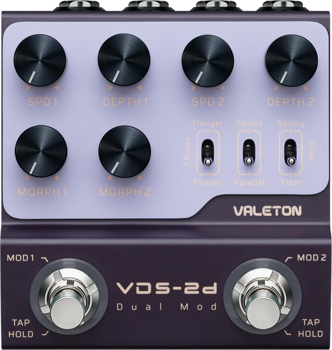Valeton VDS-2D Digital Dual Modulation Pedal — front view