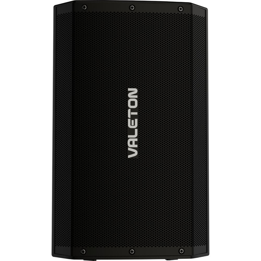 Valeton VFR-110 speaker cabinet, straight-on front view with grille and logo