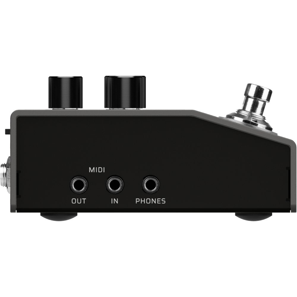 Side panel of Valeton VLP-200 showing MIDI and headphone jacks