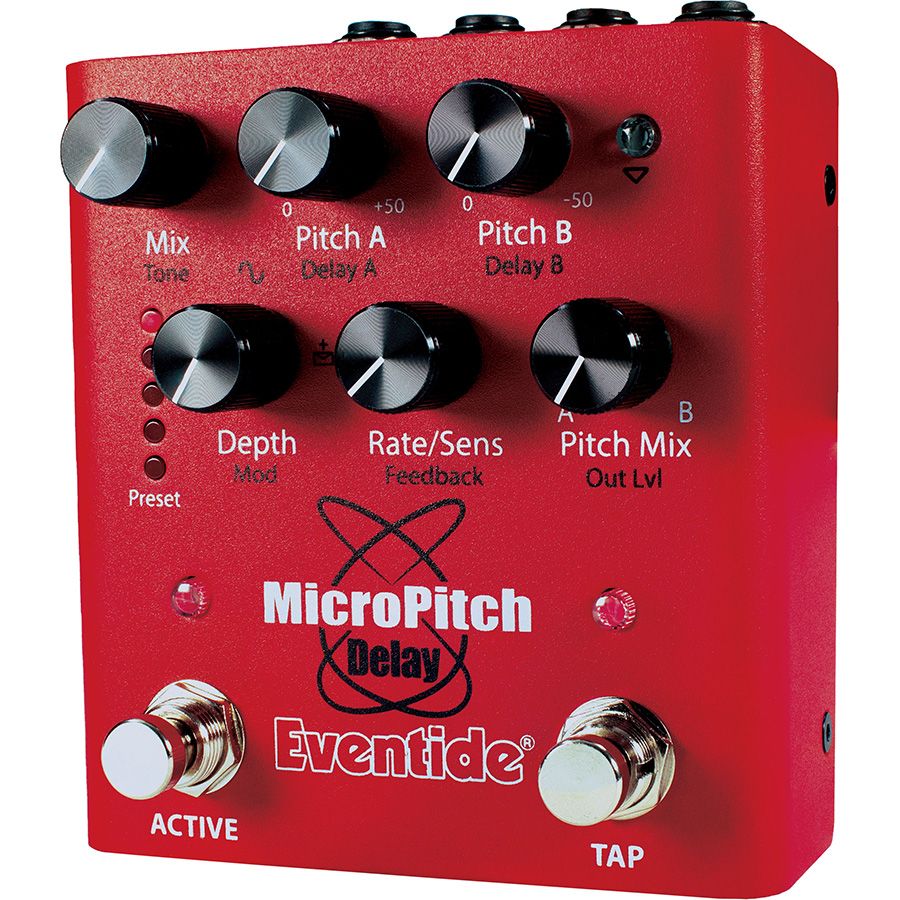 Eventide MicroPitch Delay pedal, angled right view