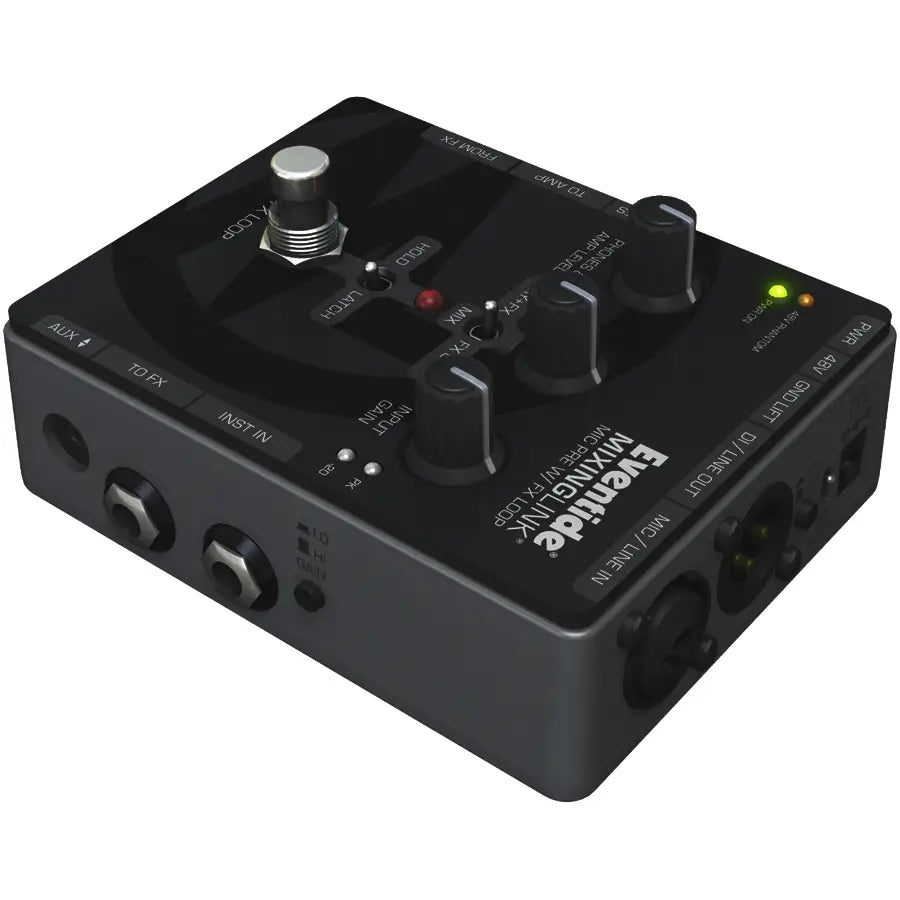 Eventide MixingLink microphone preamp, low front perspective
