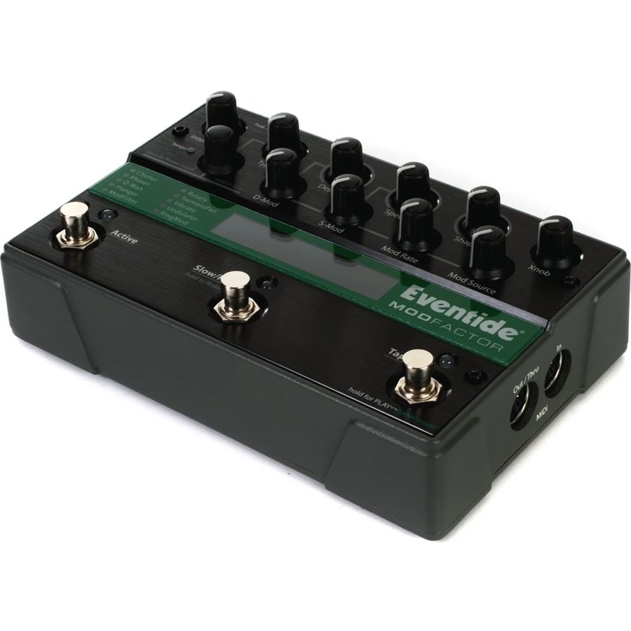 Eventide ModFactor modulation pedal, angled right view
