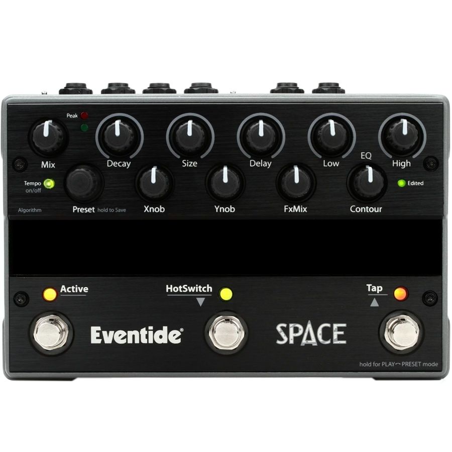 Eventide Space reverb pedal, front view