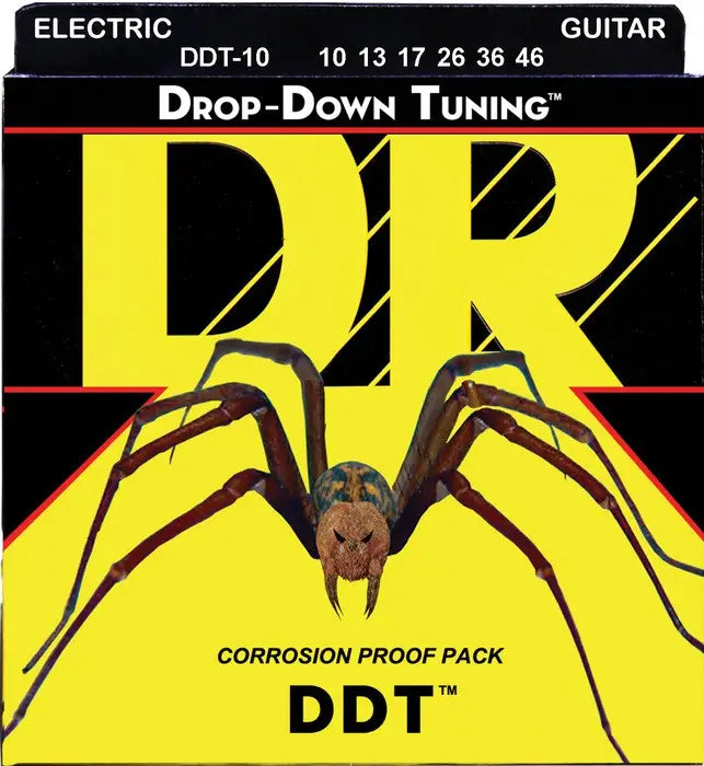 DDT-10 6-String Set Drop Down Tuning Electric Guitar Strings Medium 10-46