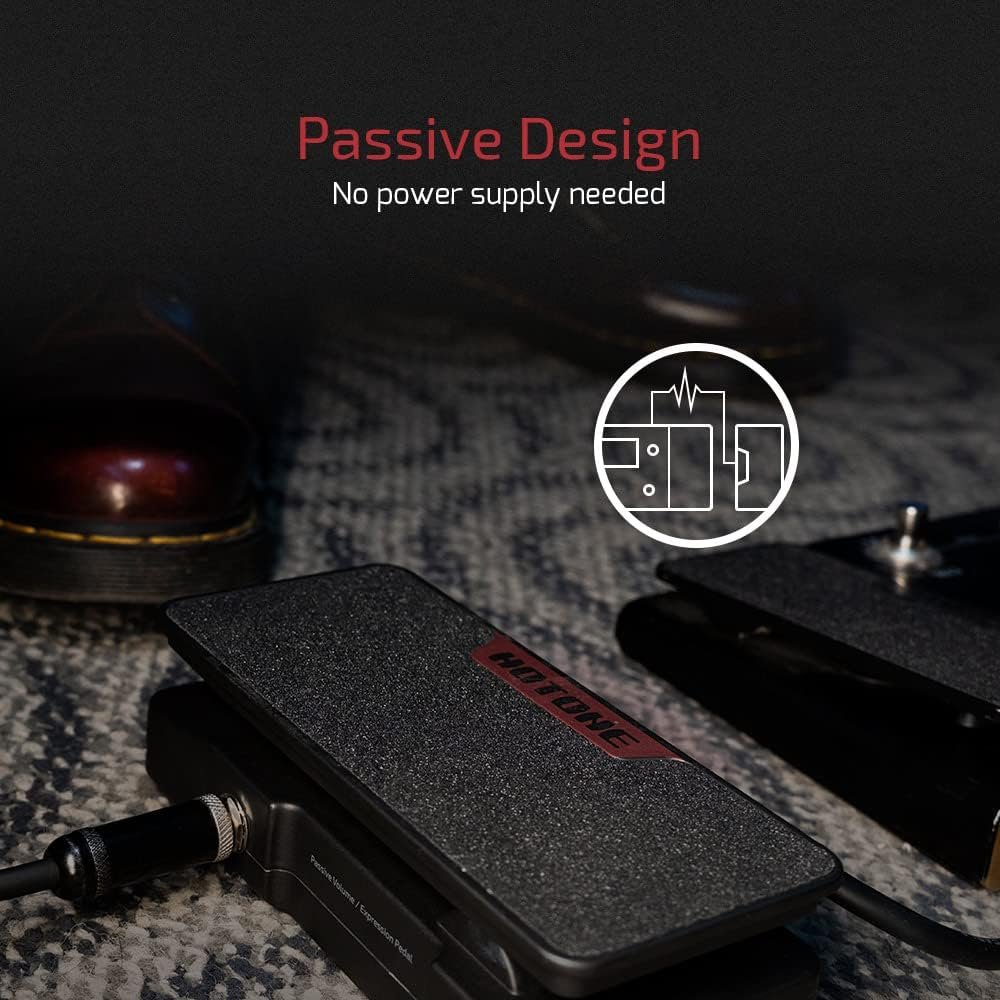 Hotone Ampero Press SP-30H marketing graphic: passive design needing no power supply