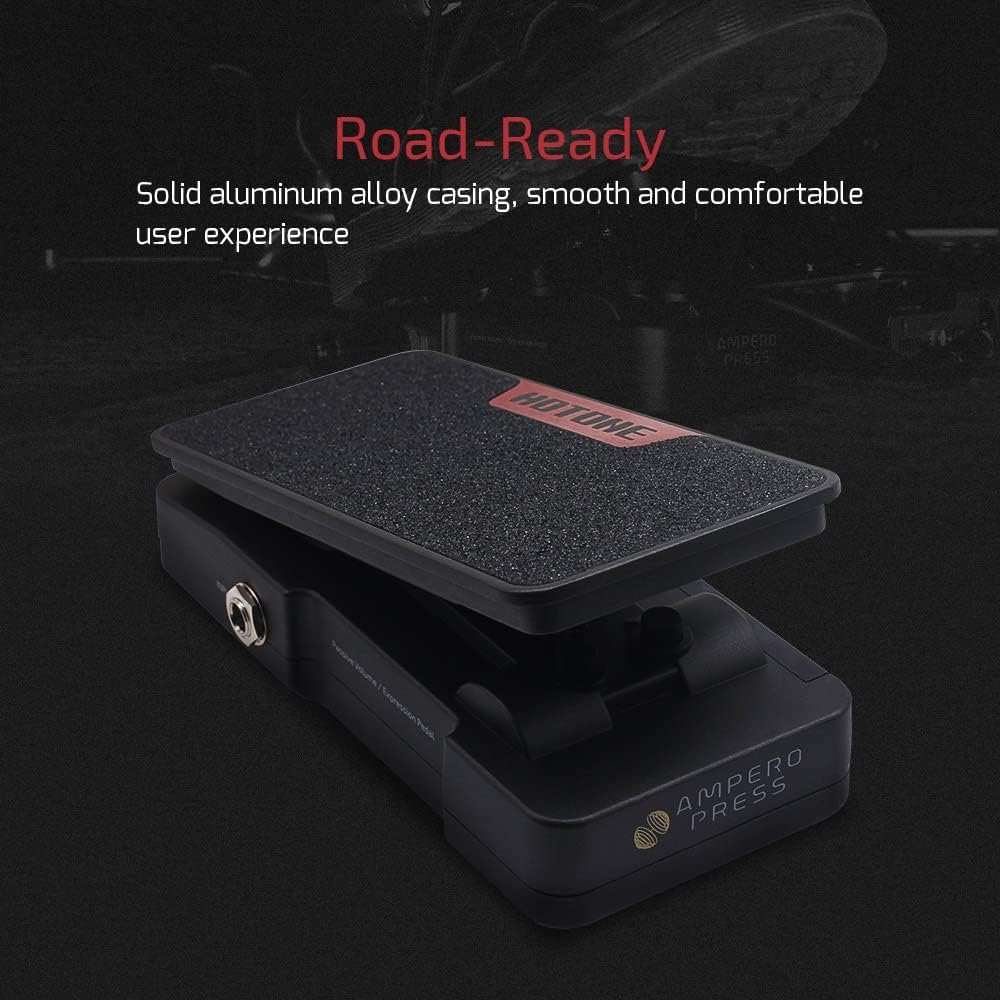 Hotone Ampero Press SP-30H marketing graphic: road-ready aluminum alloy casing