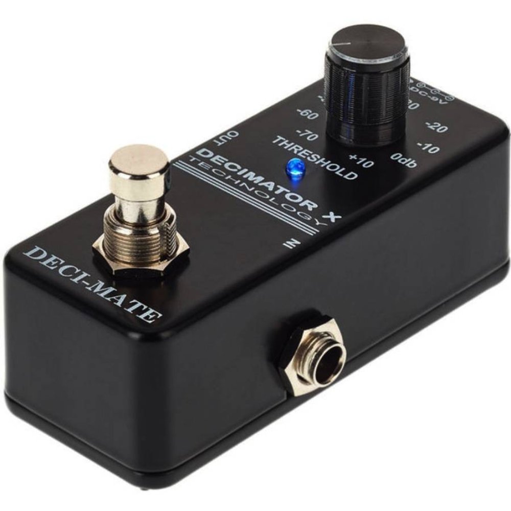 ISP Deci-Mate Micro side view showing 1/4-inch input and output jacks