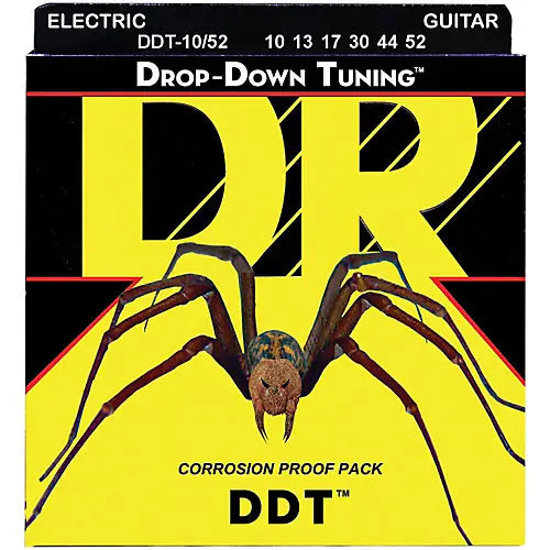 DDT10/52 6-String Set Drop Down Tuning Electric Guitar Strings Medium to Heavy 10-52