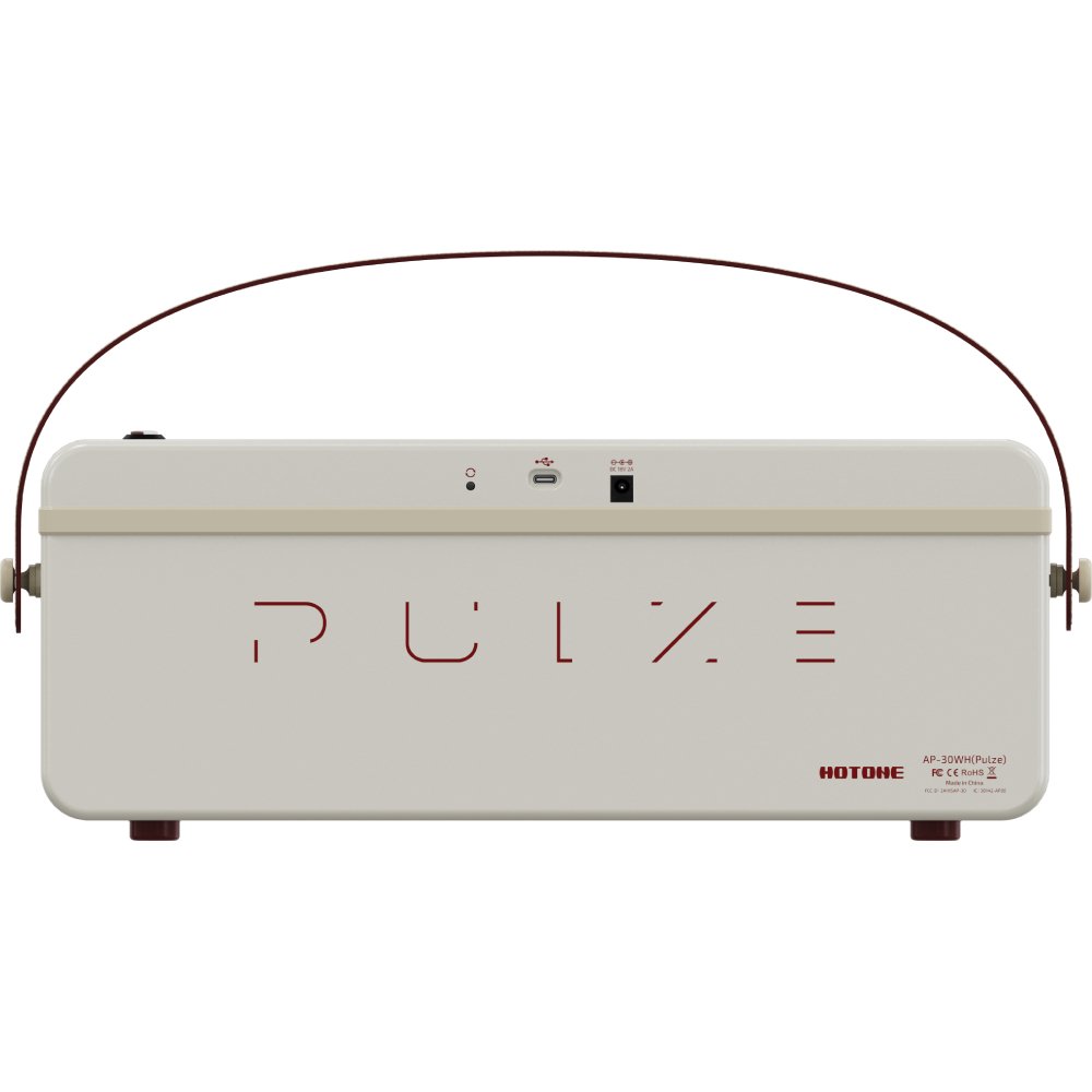 Pulze AP-30WH Multifunctional Modern Bluetooth Modeling Amplifier White Edition