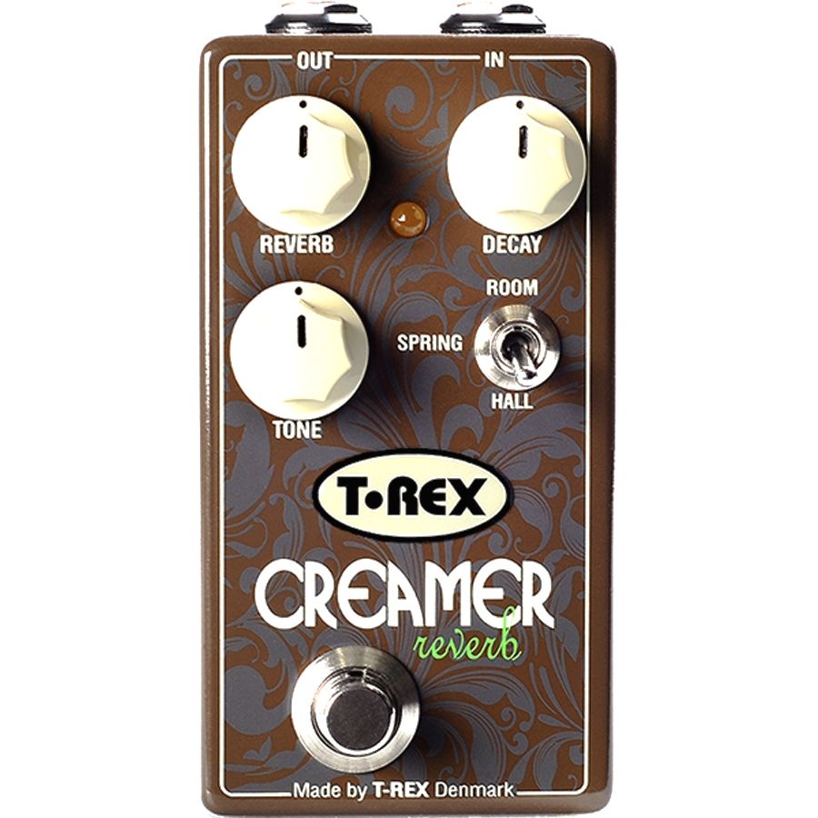 T-Rex Creamer reverb pedal — front view