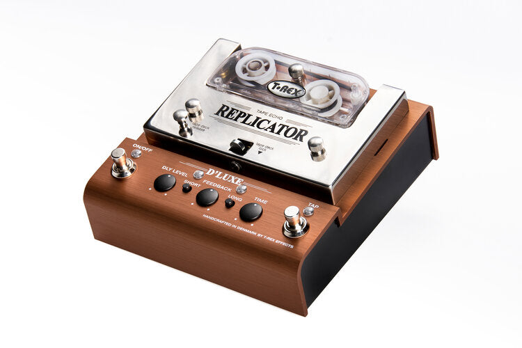T-Rex Replicator D'Luxe real-tape echo delay pedal — right side